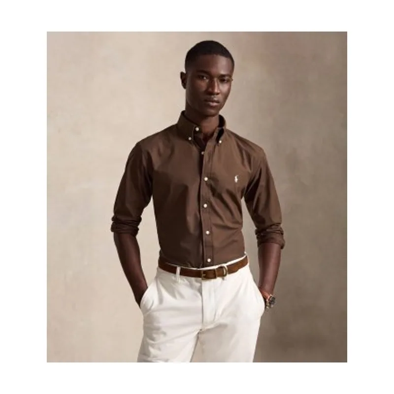 Polo Ralph Lauren Camisa de popelina elástica Custom Fit 710929349505
