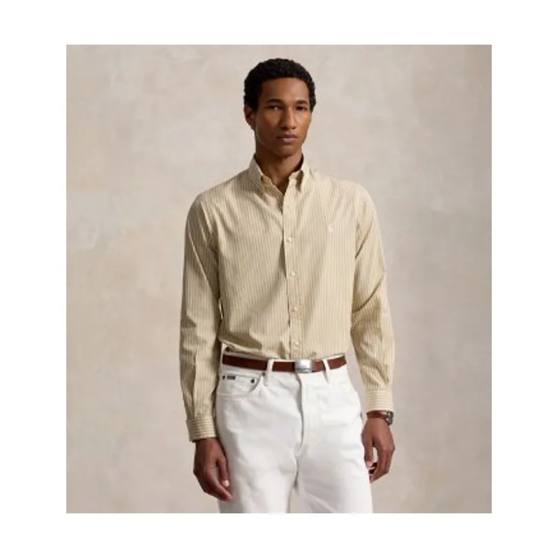 Polo Ralph Lauren Camisa de popelina con rayas Custom Fit 710B15595010