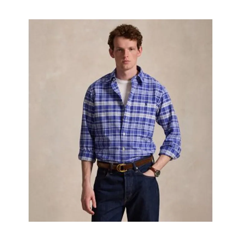 Polo Ralph Lauren Camisa oxford de cuadros Custom Fit 710B22598001