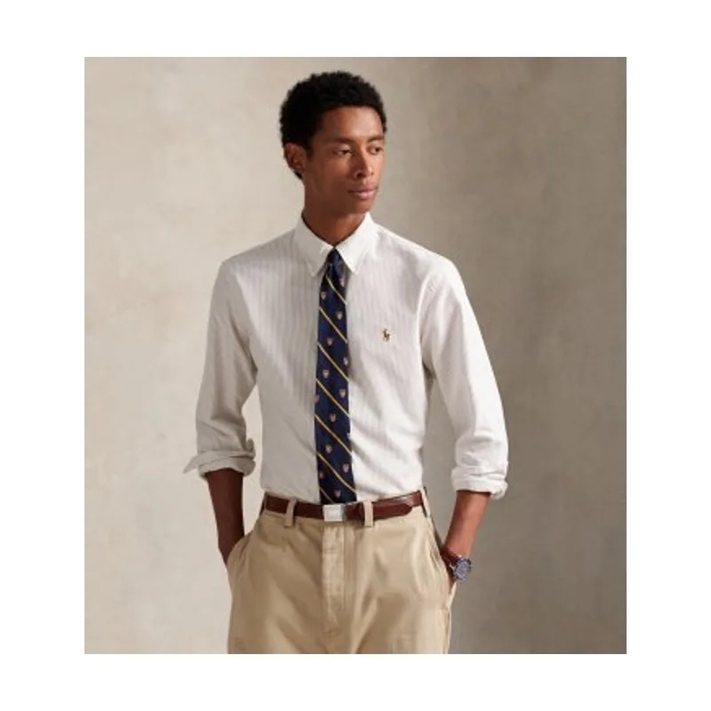 Polo Ralph Lauren Camisa oxford con rayas Custom Fit 710953704007