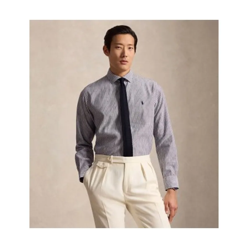 Polo Ralph Lauren Camisa de sirsaca Custom Fit con rayas 710B16700008
