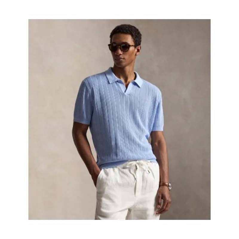 Polo Ralph Lauren Jersey de lino con cuello abierto 710A12994006