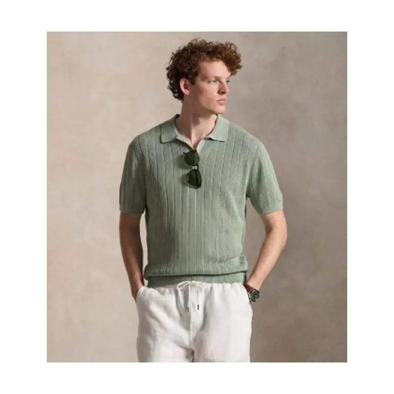 Polo Ralph Lauren Jersey de lino con cuello abierto 710A12994005
