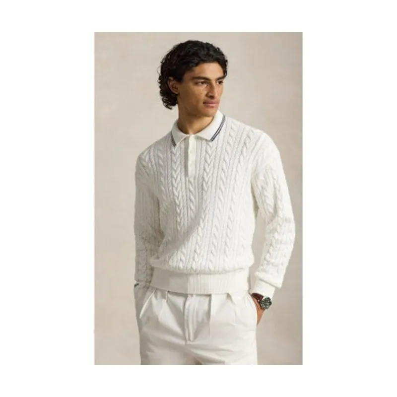 Polo Ralph Lauren Jersey tipo polo en punto de ochos 710B17555001
