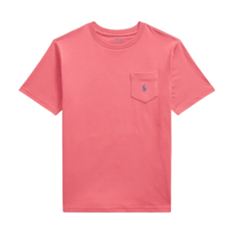 Polo Ralph Lauren Camiseta de punto algodón con bolsillo 323970333505