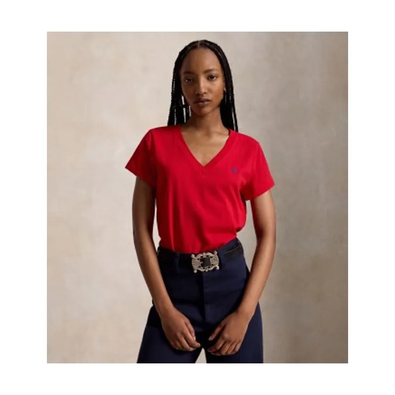Polo Ralph Lauren Camiseta de punto con cuello de pico 211B14611004