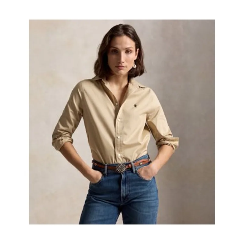 Polo Ralph Lauren Camisa de sarga de algodón Classic Fit 211A92177016