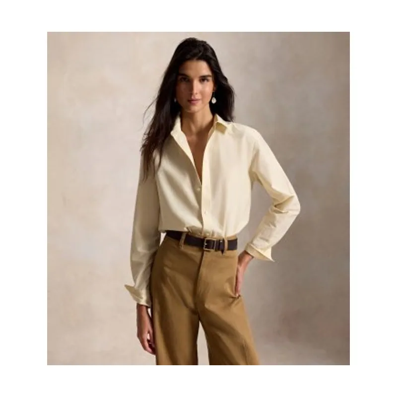 Polo Ralph Lauren Camisa de algodón y seda Relaxed Fit 211B30368006