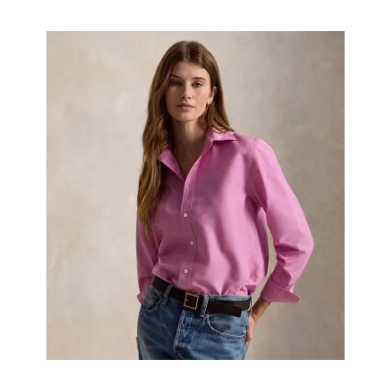 Polo Ralph Lauren Camisa de algodón y seda Relaxed Fit 211B30368003