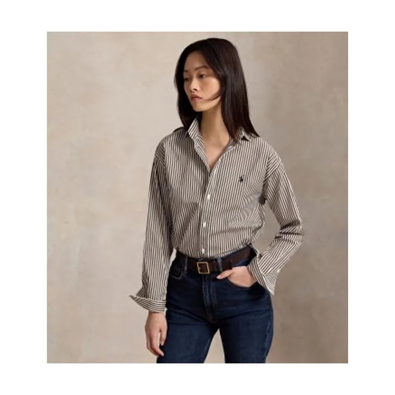 Polo Ralph Lauren Camisa de algodón con rayas Relaxed Fit 211910743510