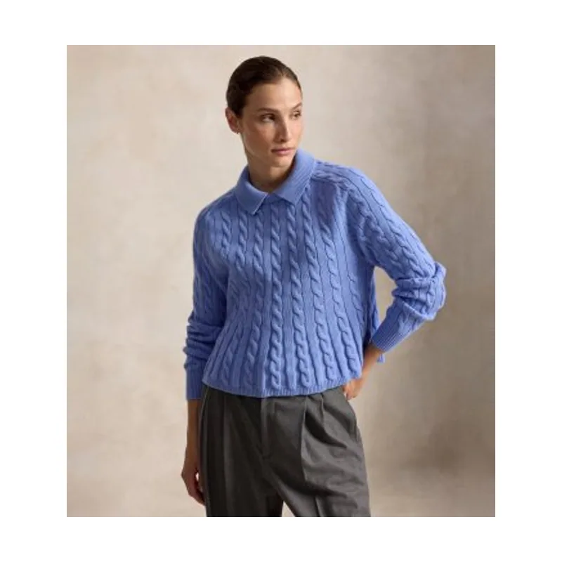 Polo Ralph Lauren Jersey de lana y cachemira con péplum 211B17744002