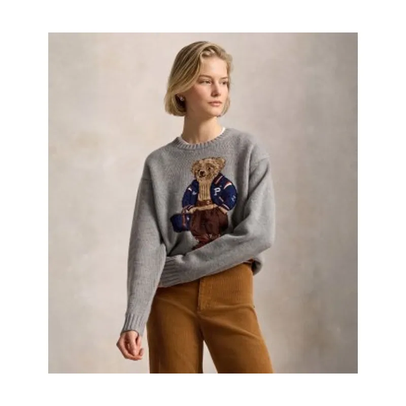 Polo Ralph Lauren Jersey de lana y cachemira con Polo Bear 211B17771002