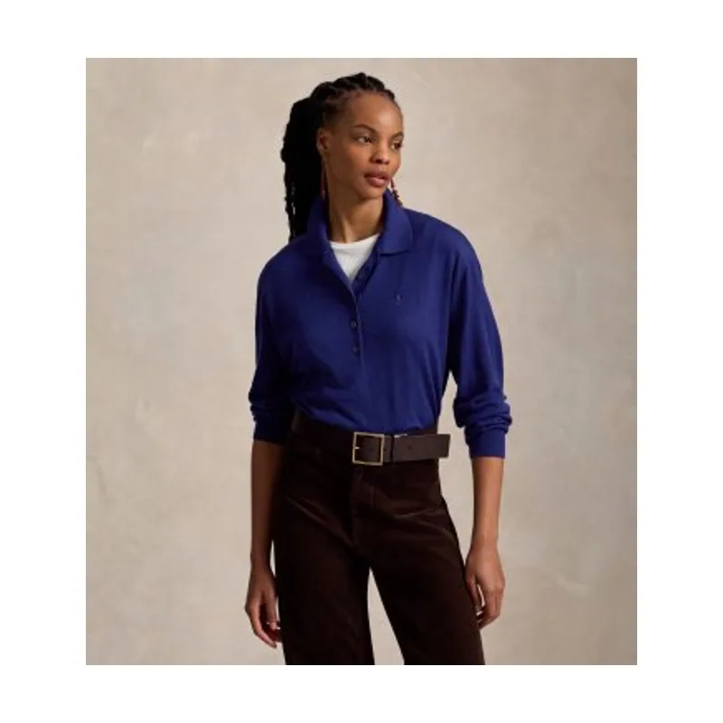 Polo Ralph Lauren Jersey de lana con cuello de polo 211B17729002