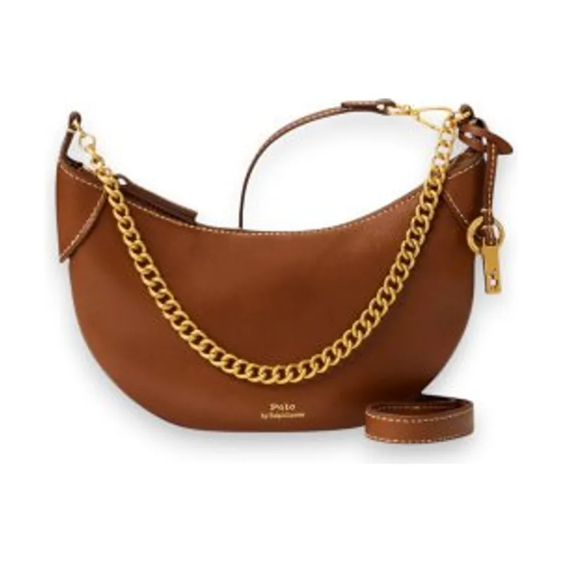 Polo Ralph Lauren Bolso Polo ID mini de piel con cadena 428977210002