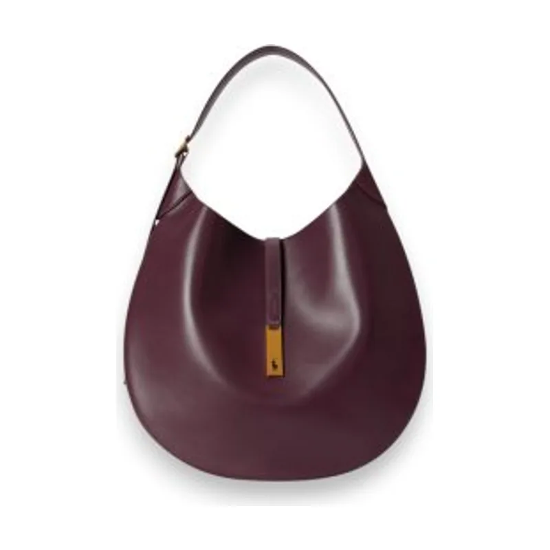 Polo Ralph Lauren Bolso de hombro Polo ID grande de piel 428867518017