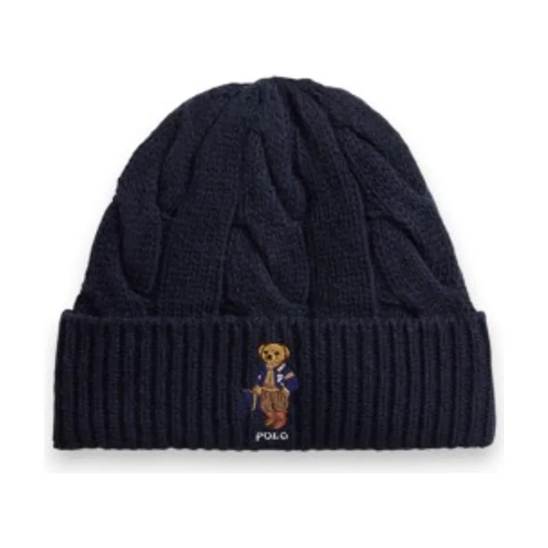Polo Ralph Lauren Gorro de mezcla de lana con Polo Bear 455P18118001