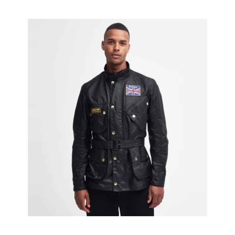 Barbour Chaqueta Union Jack International Wax MWX0068