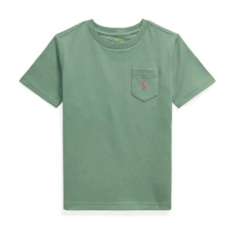 Polo Ralph Lauren Camiseta de punto algodón con bolsillo 322970333503