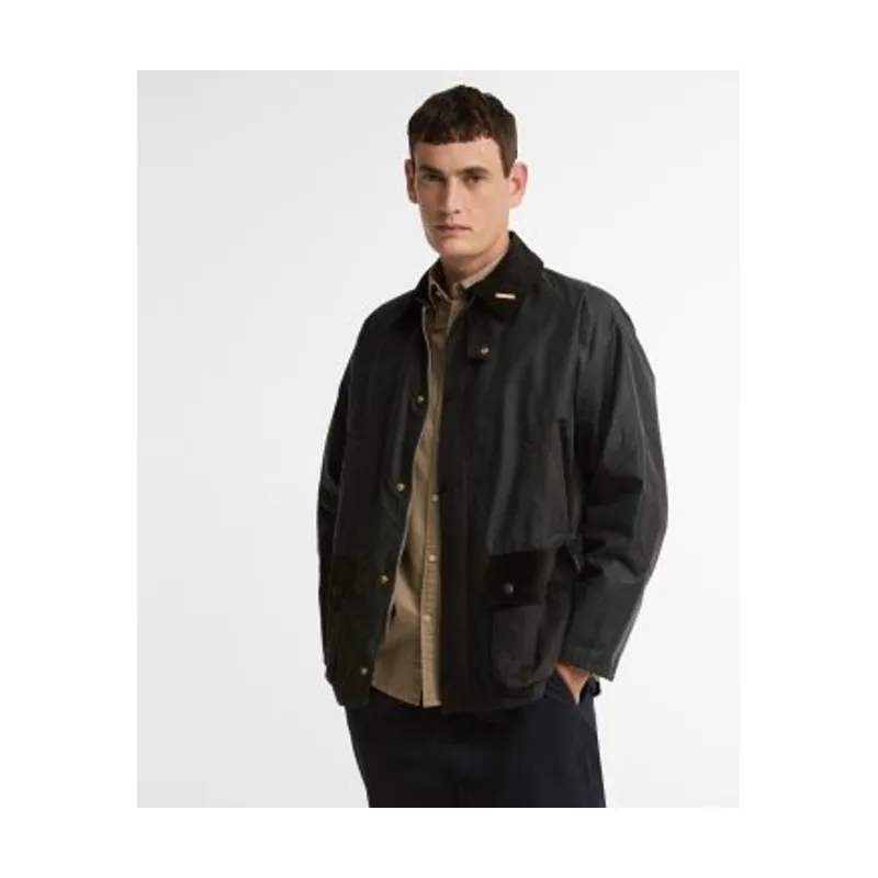 Barbour Chaqueta encerada Icons Patch Bedale MWX2585