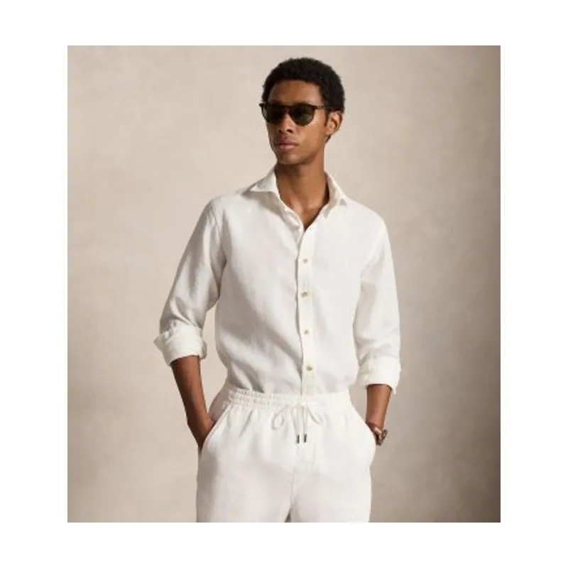 Camisa de lino Custom Fit 710B22591001