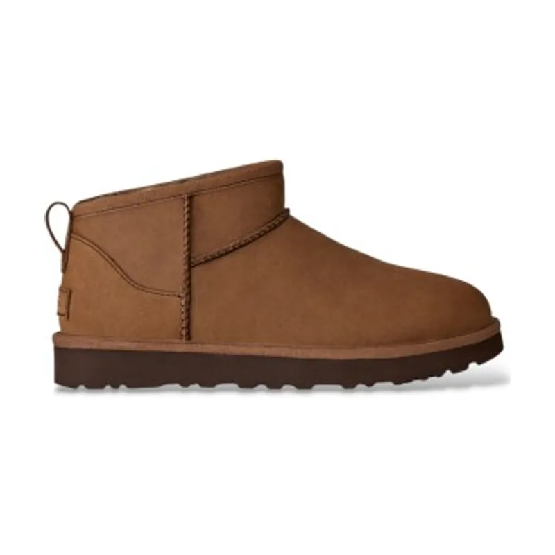 UGG Botines de Piel Classic Ultra Mini Nubuck 1184556
