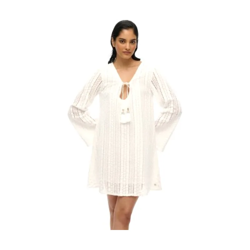 Superdry Minivestido con encaje Ibiza W8011933A