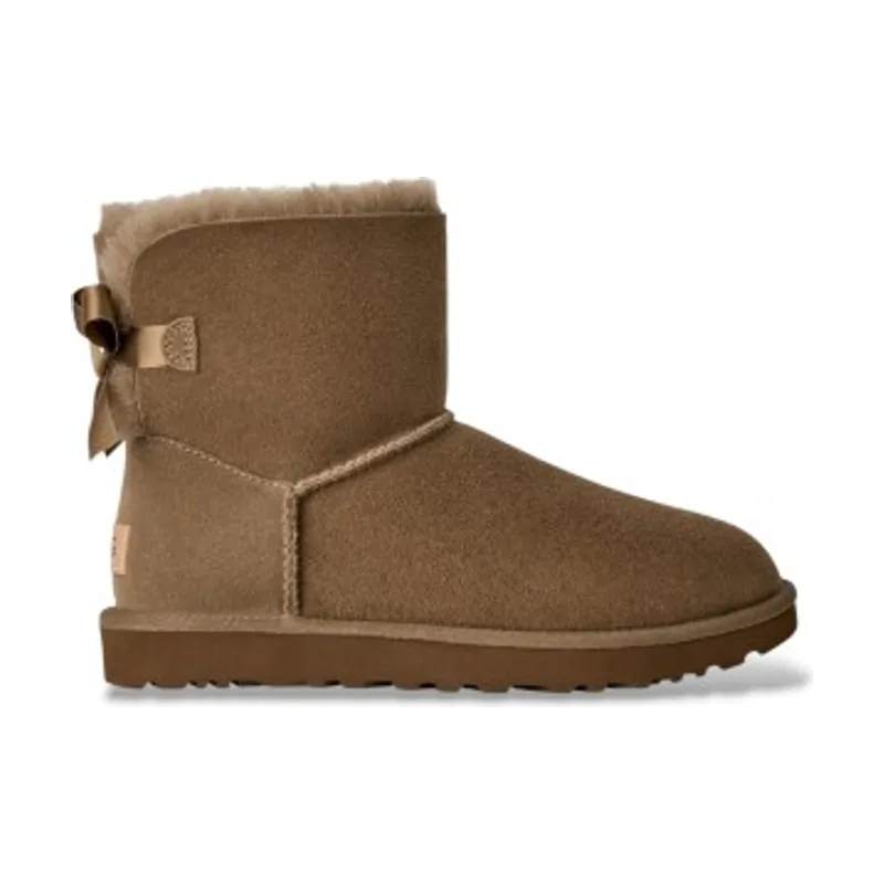 UGG Botas de Piel Mini Bailey Bow II 1016501