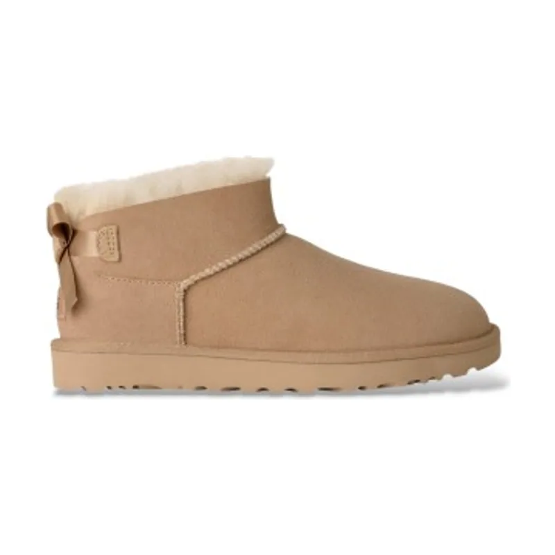 UGG Botines de Piel Ultra Mini Bailey Bow 1185491
