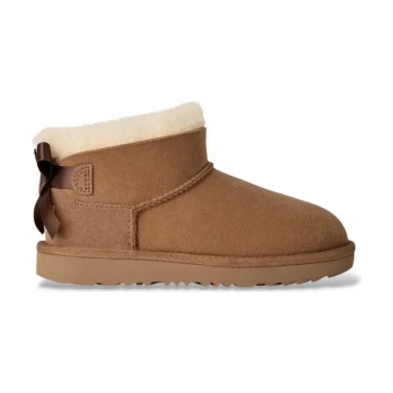 UGG Botines de Piel Ultra Mini Bailey Bow 1185920K