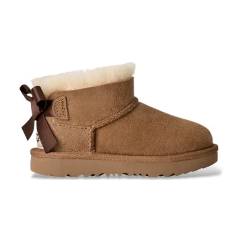 UGG Botines de Piel Ultra Mini Bailey Bow 1185920T