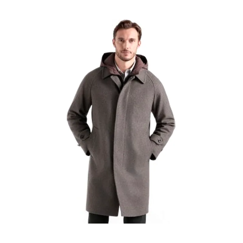 Harmont & Blaine Abrigo largo de paño con capucha K0R9220606872