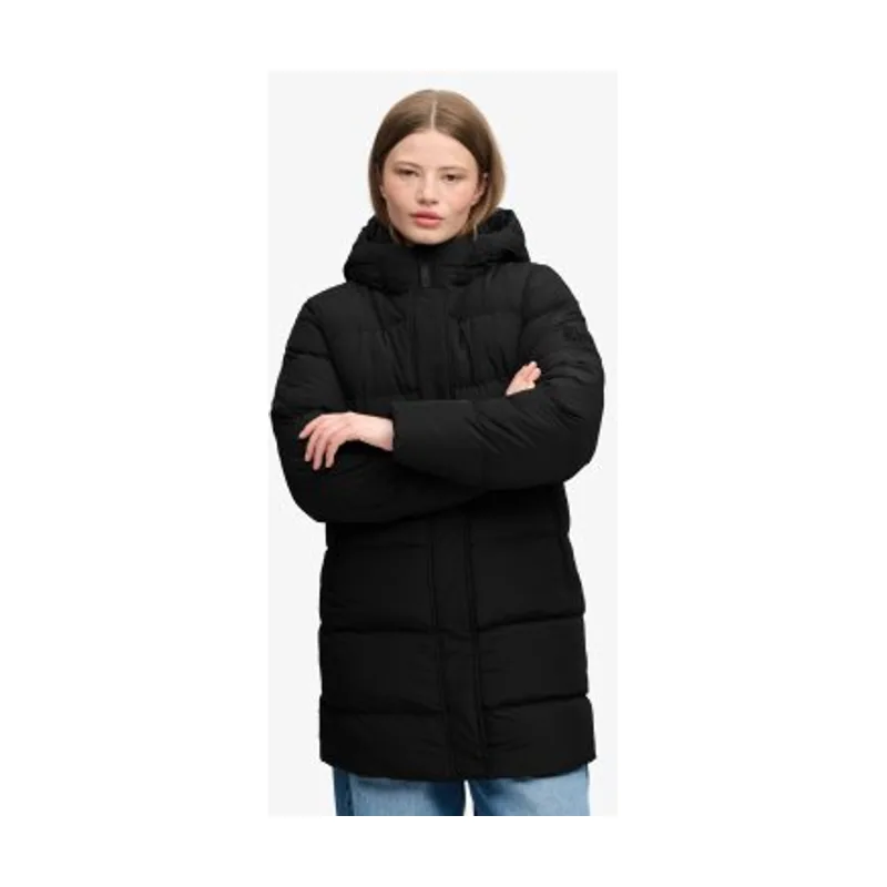 Superdry Chaqueta Acolchada Deportiva Media con Capucha W5012179A