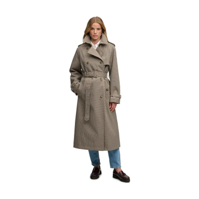 Superdry Gabardina de Micro Cuadros pata de gallo W5012221A