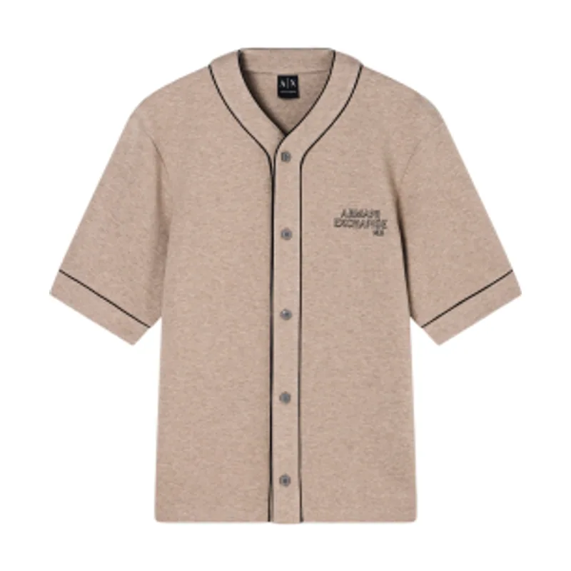 A|X Armani Exchange Camiseta baseball driftwood XM002012AF10818O6013
