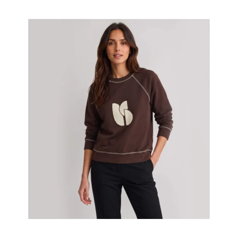 BA&SH Sudadera oversize bordada Bart 1H26BART
