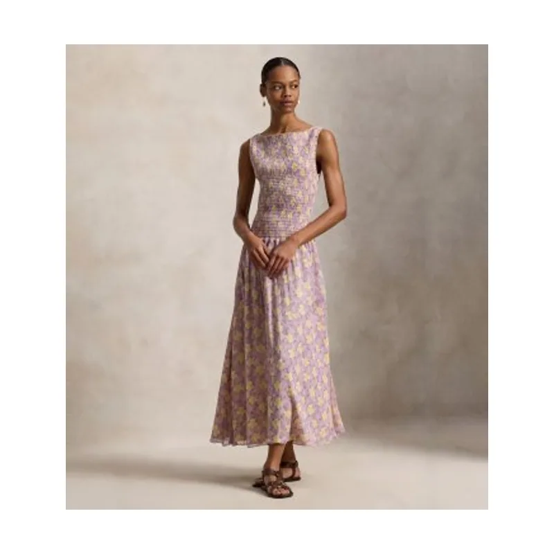Polo Ralph Lauren Vestido con fruncido y flores 211A96345001