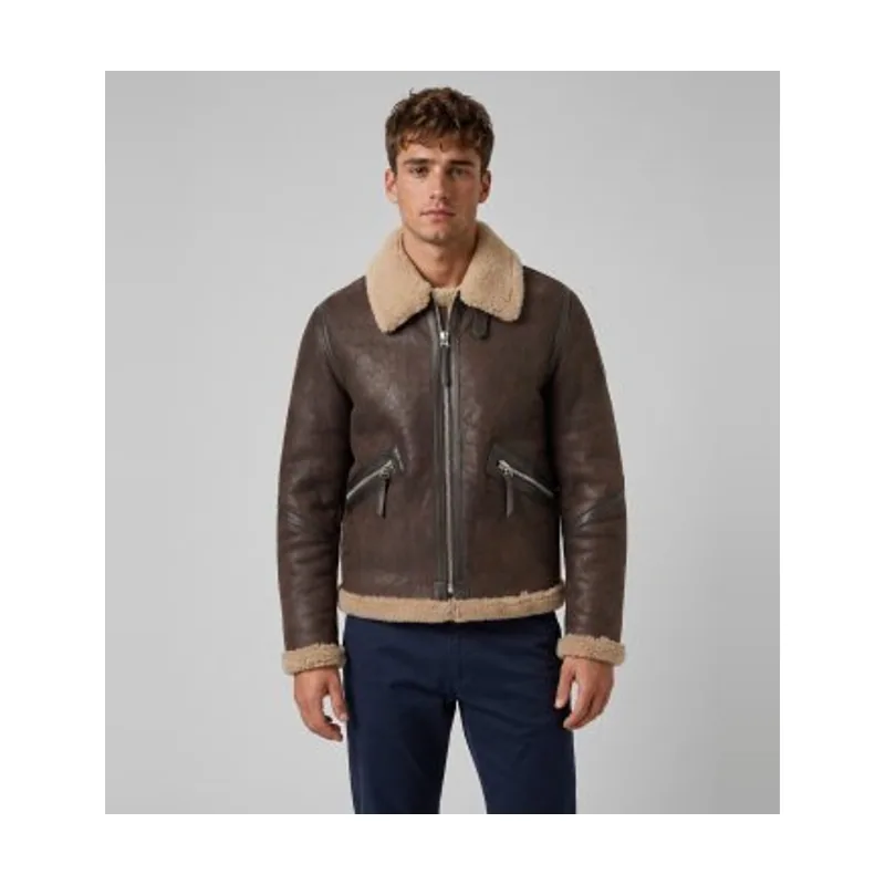 Belstaff Chaqueta de piel Winterbrook 106550