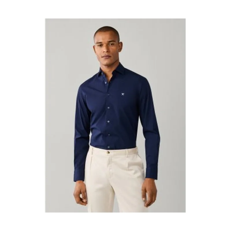 Hackett London Camisa Ess Stretch Pop HM3010764