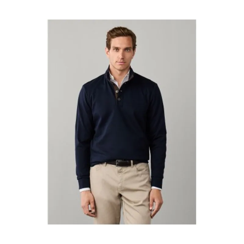 Hackett London Sudadera Twill Jacquard HM5800154