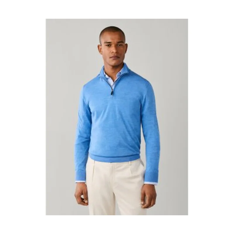 Hackett London Jersey con cremallera Ess Merino Hzip HM7000205