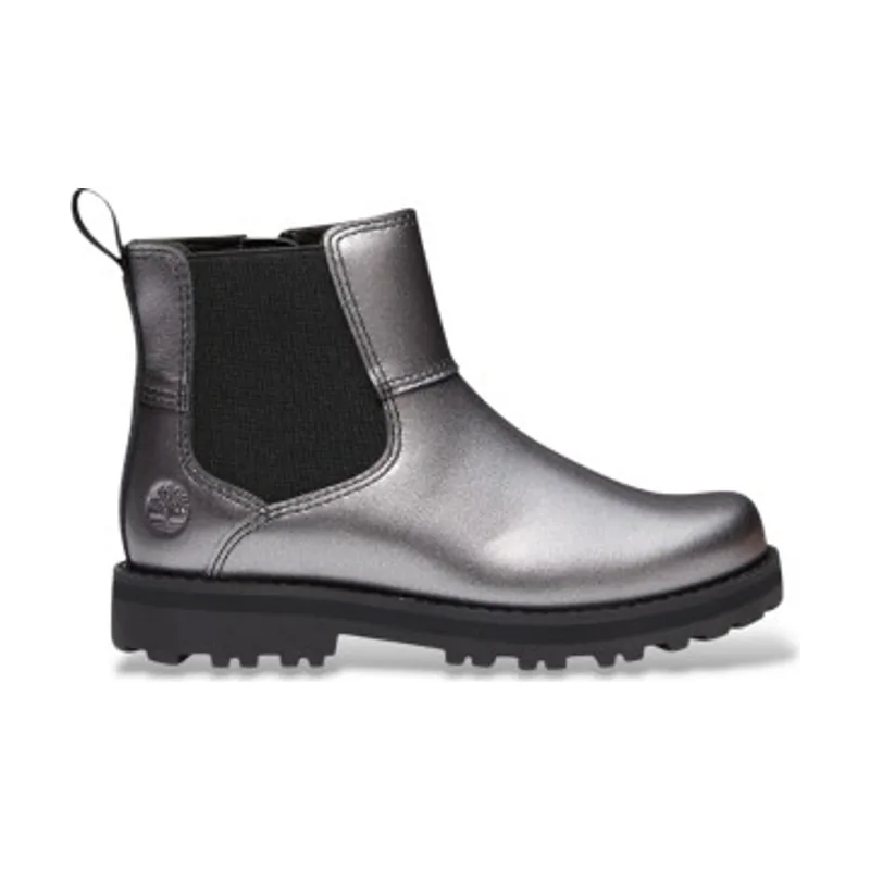 Timberland Botines de piel Chelsea Courma Kid plateados TB0A6BJJANO1