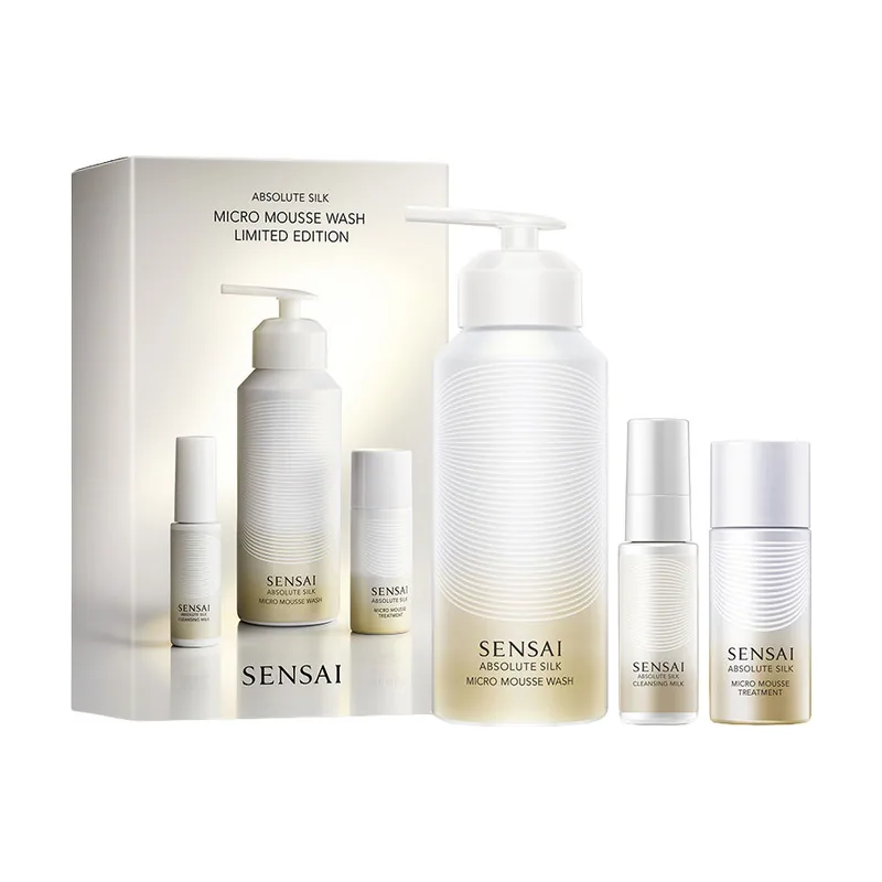 Sensai Absolute Silk Micro Mousse Wash Limited Estuche 3 pz