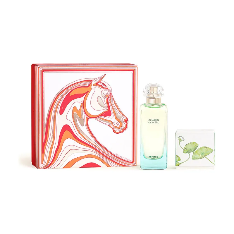 Hermès UN Jardin SUR LE NIL Estuche 2 pz