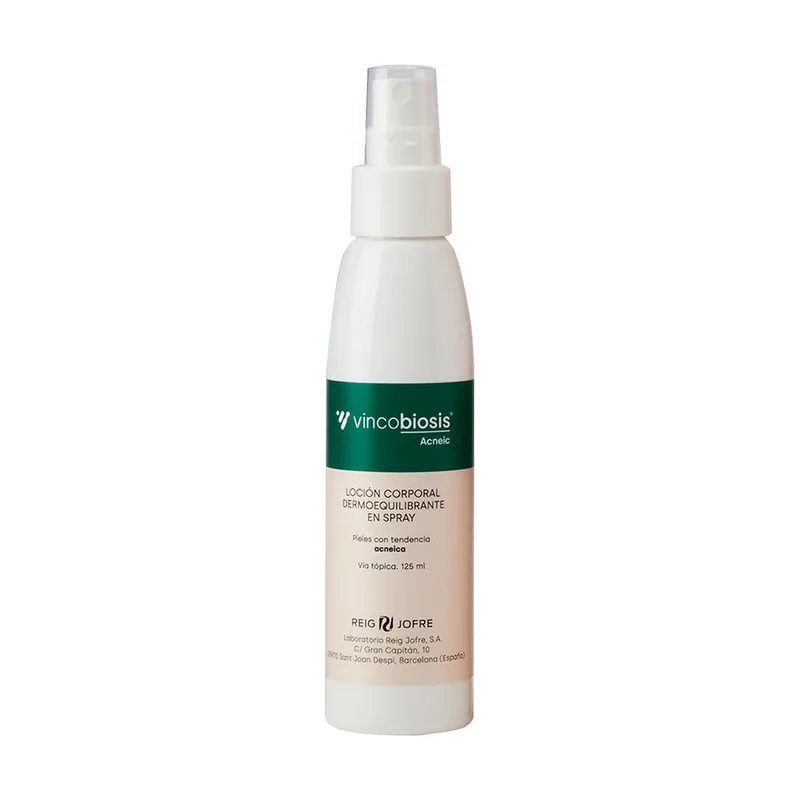 Vincobiosis ACNEIC loción corporal dermoequilibrante en spray 125 ml