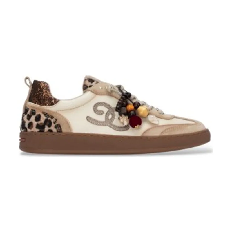 Carmela Zapatillas de Piel 164152 16415202-BEIGE
