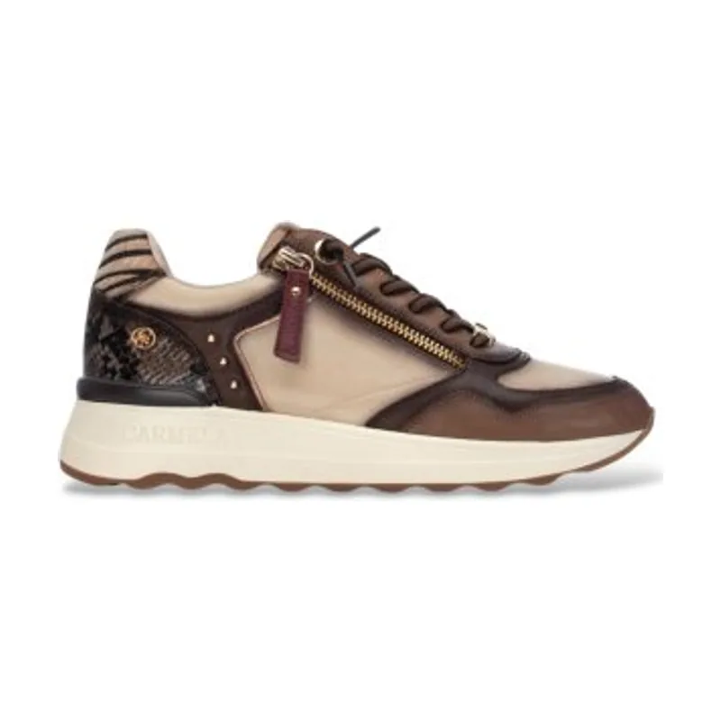 Zapatillas de Piel 164221 16422102-MARRON