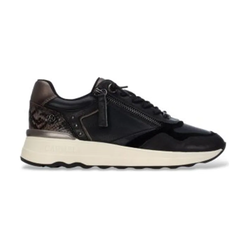Zapatillas de Piel 164221 16422104-NEGRO