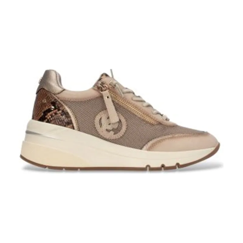 Carmela Zapatillas de Piel 164228 16422801-BEIGE