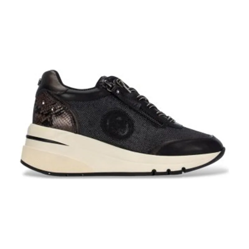 Carmela Zapatillas de Piel 164228 16422802-NEGRO