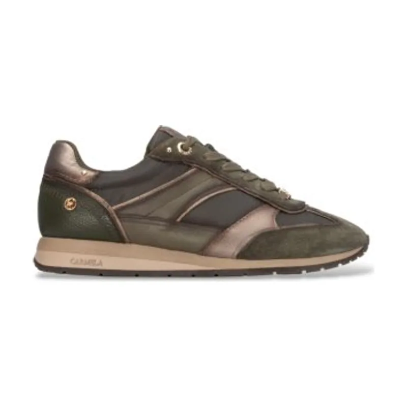 Carmela Zapatillas de Piel 164233 16423301-KAKI